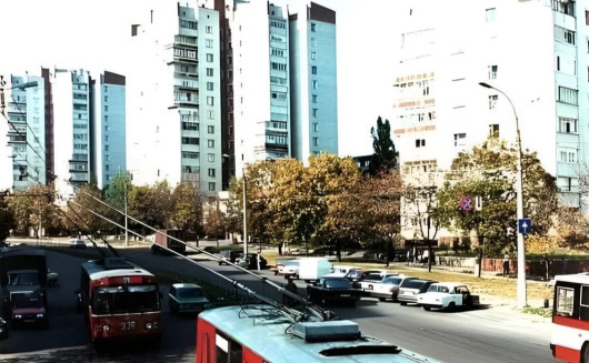 В чотирьох багатоповерхівках на нинішньому проспекті Левка Лук'яненка від початку працювали кафе «Лакомка», бібліотека для юнацтва і два магазини (нині тут зоомагазин і ЦНАП). Як вони називалися?